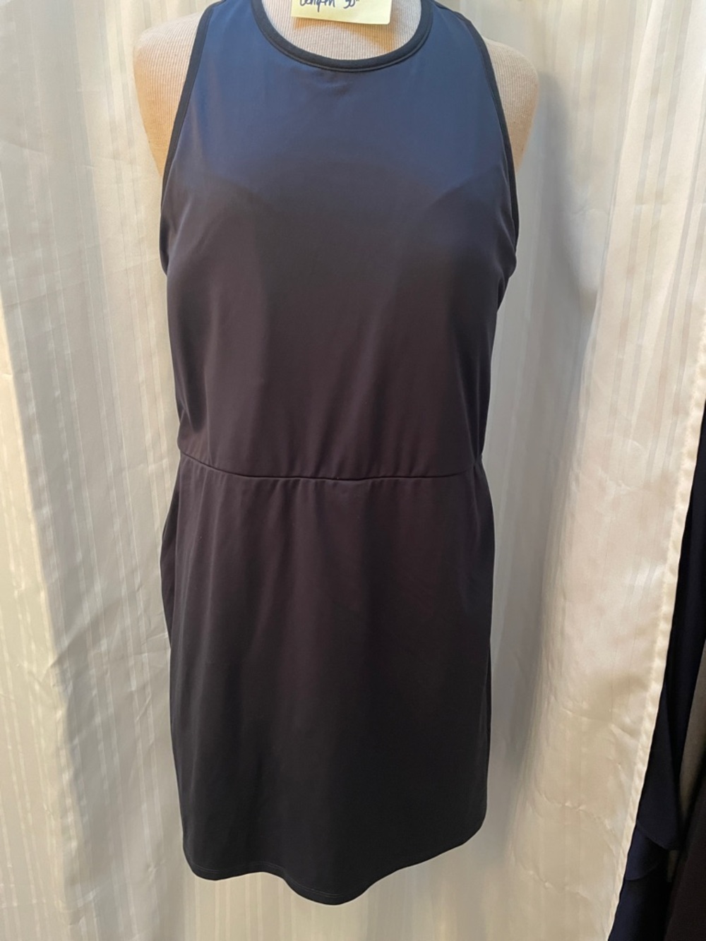 Sleeveless Navy Active Dress
